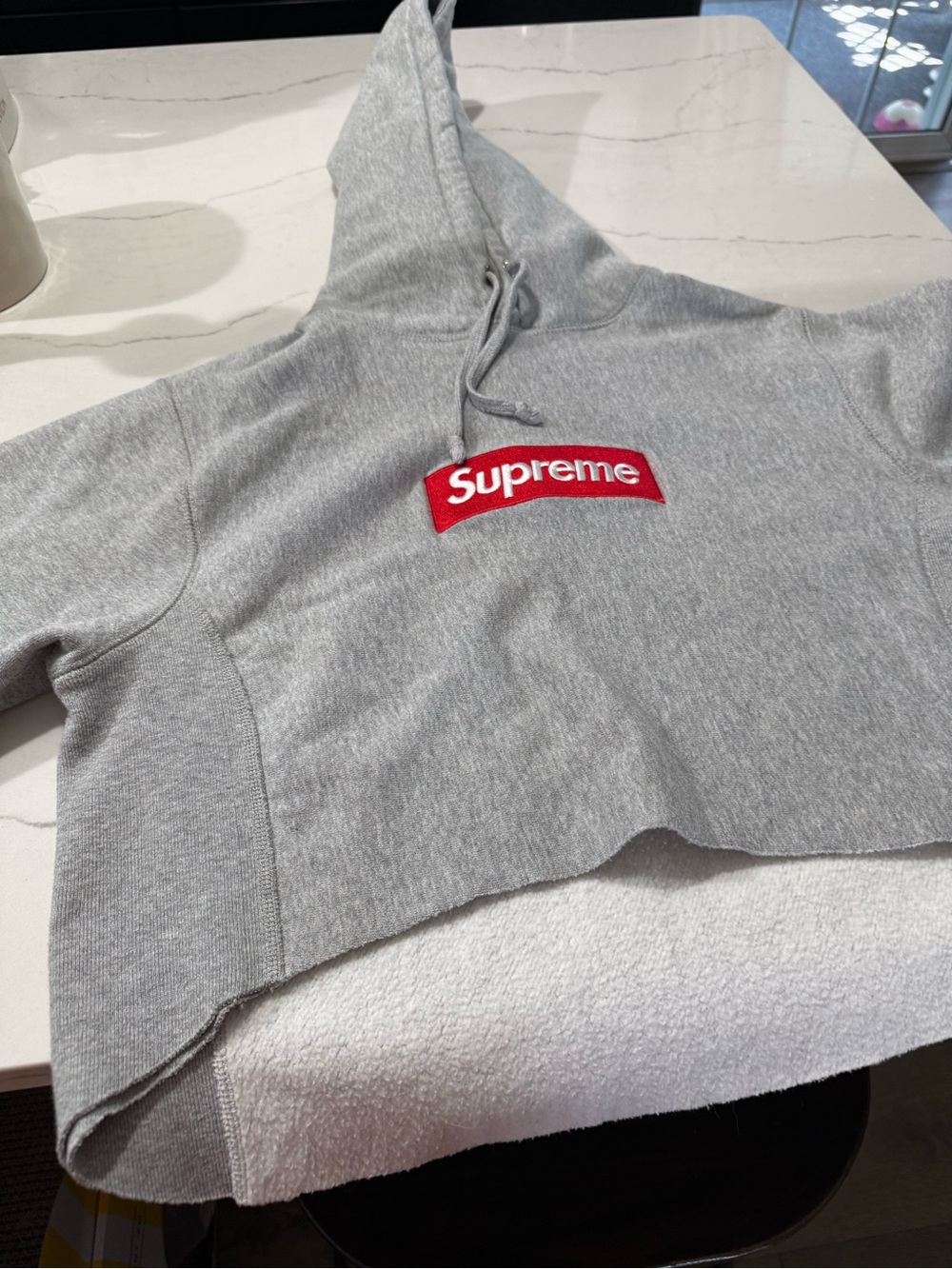EUC Supreme Cropped BOGO Box Hoodie Size S
